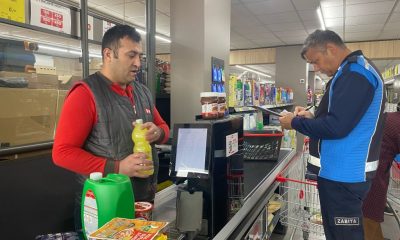 ZABITA 3 EKİP VE 13 PERSONELLE EŞ ZAMANLI DENETİM YAPTI