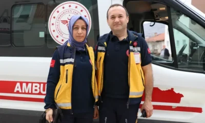 Amasya’da Sağlıkçı Karı-Koca Birlikte Hayat Kurtarıyor