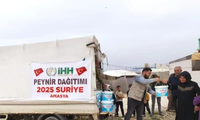 Amasya’da Suriye ve Sudan’a Yardım Gönderildi