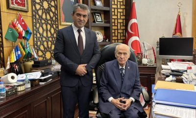 BELEDİYE BAŞKANI RİFAT UZUN, MHP LİDERİ BAHÇELİ’Yİ ZİYARET ETTİ