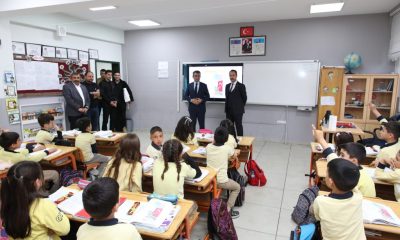 BAŞKAN RİFAT UZUN, ÖĞRENCİLERLE DERS İŞLEDİ