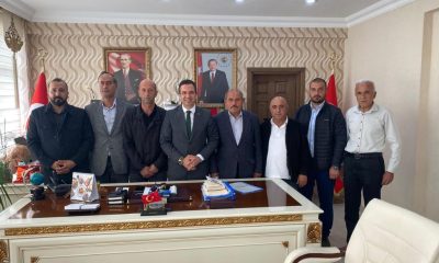 MUHTARLAR DERNEĞİNDEN KAYMAKAM GÜRÇAM’A ZİYARET