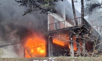SULUOVA DERİNÖZ BARAJ KENARINDAKİ BOŞ BİNADA ÇIKAN YANGIN ORMANA SIÇRAMADAN SÖNDÜRÜLDÜ