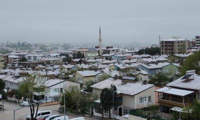 SULUOVA’YA NİSAN AYINDA KAR YAĞDI