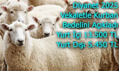 VEKALET YOLUYLA KURBAN KESİM BEDELLERİ BELİRLENDİ
