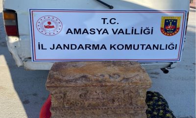 AMASYA’DA ROMA DÖNEMİNE AİT LAHİT YAKALANDI