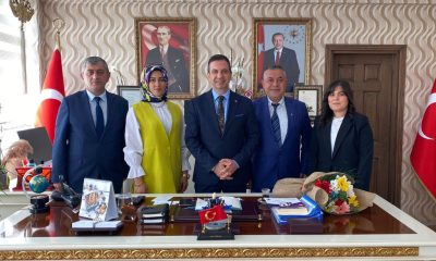 SGK MÜDÜRLÜĞÜNDEN KAYMAKAM VE BELEDİYE BAŞKANINA ZİYARET