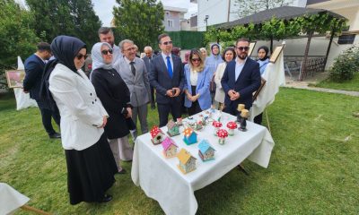 SULUOVA KYK KIZ YURDUNDA DEKORATİF EL SANATLARI SERGİSİ AÇILDI