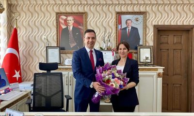 178. KURULUŞUNU KUTLAYAN TAPU MÜDÜRLÜĞÜNDEN KAYMAKAM GÜRÇAM’A ZİYARET