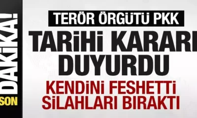 TARİHİ GÜN! PKK KENDİSİNİ FESHETTİ, SİLAH BIRAKTI