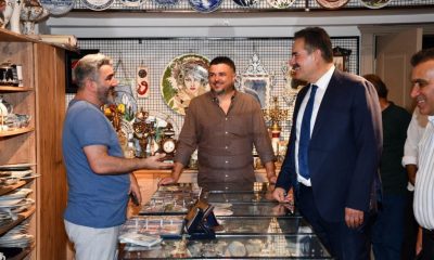MİLLETVEKİLİ HALUK İPEK’TEN TEŞUP ANTİK MÜZAYEDE VE SANAT GALERİSİ’NE ZİYARET