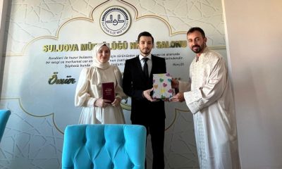 DİN GÖREVLİSİNİN NİKAHI MÜFTÜLÜKTE KIYILDI