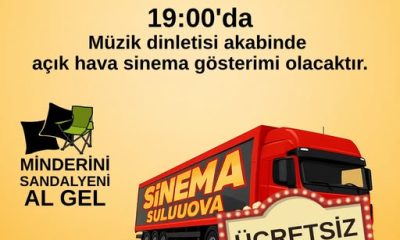 GEZEN SİNEMA TIRI SULUOVA’DA!