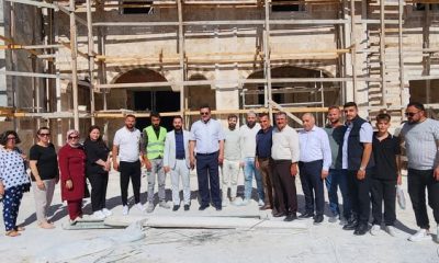 HALUK İPEK, ŞEKER CAMİ İNŞAATINDA İNCELEMELERDE BULUNDU