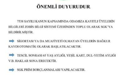 SULUOVA ZİRAAT ODASINDAN ÖNEMLİ DUYURU !