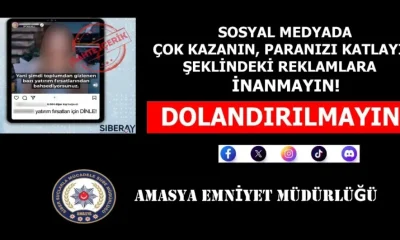 EMNİYET’TEN SANAL DOLANDIRICILIĞA KARŞI UYARI; “KAZANÇ VAADİNE KANMAYIN!”