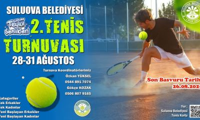 SULUOVA BELEDİYESİ 2. TENİS TURNUVASI BAŞLIYOR!