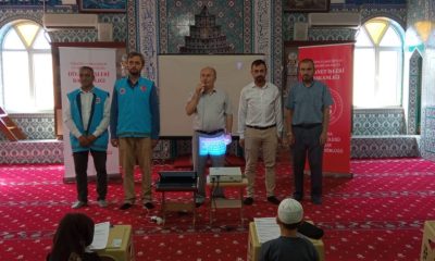 SULUOVA’DA YAZ KUR’AN KURSLARI ARASI BİLGİ VE HADİS YARIŞMASI YAPILDI