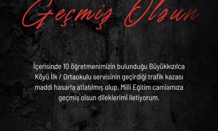 AMASYA’DA ÖĞRETMENLERİNİ TAŞIYAN SERVİS KAZA YAPTI