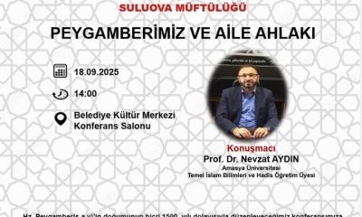 SULUOVA MÜFTÜLÜĞÜNDEN KONFERANSA DAVET !