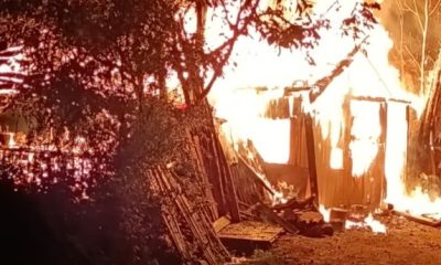 SULUOVA’DA BAĞ EVİ YANDI