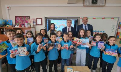 SULUOVA’DAN ARDAHAN KÖY OKULUNA KİTAP KÖPRÜSÜ KURULDU