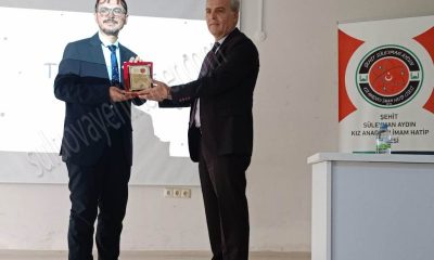 İMAM HATİP LİSESİNDE, “HZ. PEYGAMBER, AİLE VE NAMAZ” KONFERANSI DÜZENLEDİ