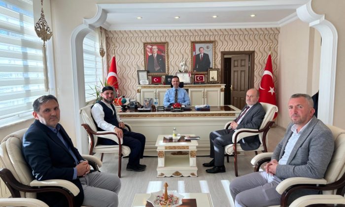 İLÇE MÜFTÜLÜĞÜNDEN KAYMAKAM GÜRÇAM’A ZİYARET