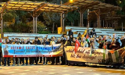 İSRAİL’İN SUMUD FİLOSUNA SALDIRISI AMASYA’DA PROTESTO EDİLDİ