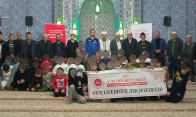ORTA CAMİİ’NDE YATSI NAMAZI GENÇLİK BULUŞMASI DÜZENLENDİ