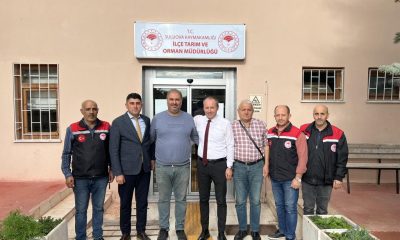 SALDIRIYA UĞRAYAN İLÇE TARIM PERSONELİNE GEÇMİŞ OLSUN ZİYARETİ !