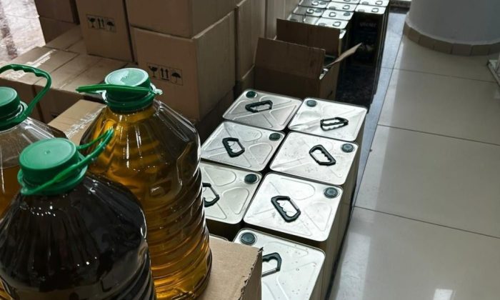 AMASYA’DA 2054 LİTRE SAHTE ZEYTİNYAĞI ELE GEÇİRİLDİ