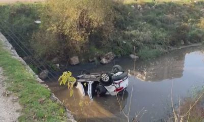 AMASYA’DA TERSAKAN ÇAYINA UÇAN ARAÇTAKİ 2 KİŞİ YARALANDI