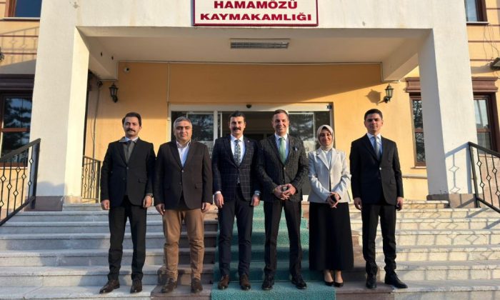 KAYMAKAM GÜRÇAM, HAMAMÖZÜ YENİ KAYMAKAMI ARSLAN’I ZİYARET ETTİ
