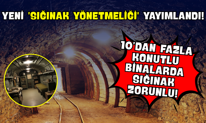 TÜRKİYE’DE YENİ SIĞINAK DÜZENLEMESİ YAYIMLANDI