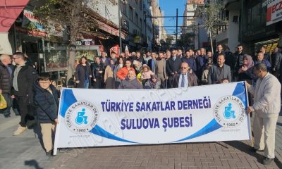 SULUOVA’DA “ENGELSİZ HAYAT” YÜRÜYÜŞÜ DÜZENLENDİ