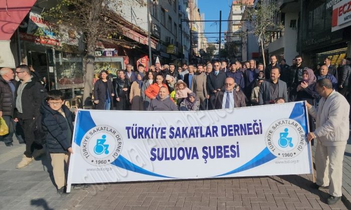 SULUOVA’DA “ENGELSİZ HAYAT” YÜRÜYÜŞÜ DÜZENLENDİ