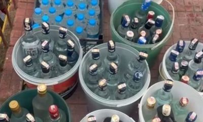 AMASYA’DA KAÇAK ALKOL YAKALANDI