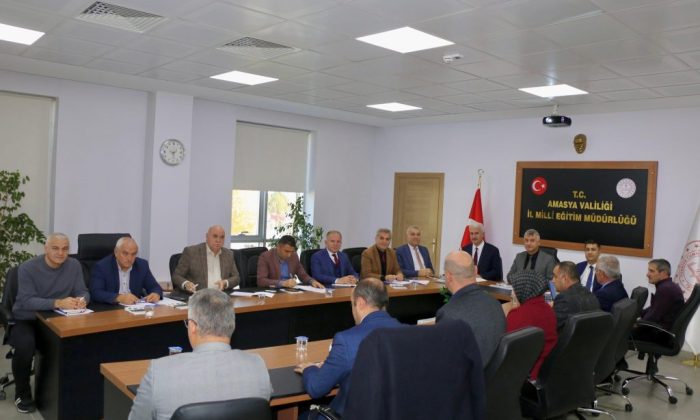 AMASYA’DA MİLLİ EĞİTİM MÜDÜRLERİ TOPLANTISI YAPILDI