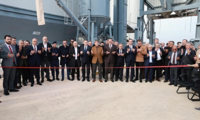 AMASYA’NIN ASFALT ÜRETİM TESİSİ HİZMETE AÇILDI. SAATTE 240 TON ASFALT ÜRETECEK!