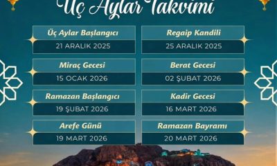 MUKADDES ÜÇ AYLAR BUGÜN BAŞLADI !