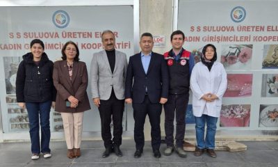 TARIM İL MÜDÜRÜ ARSLAN, SULUOVA KADIN GİRİŞİMCİLERİ KOOPERATİFİ’Nİ ZİYARET ETTİ