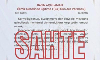 AMASYA VALİLİĞİNDEN ÇOK ÖNEMLİ AÇIKLAMA !!!