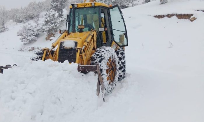 AMASYA’DA 62 KÖY YOLU KARDAN KAPALI
