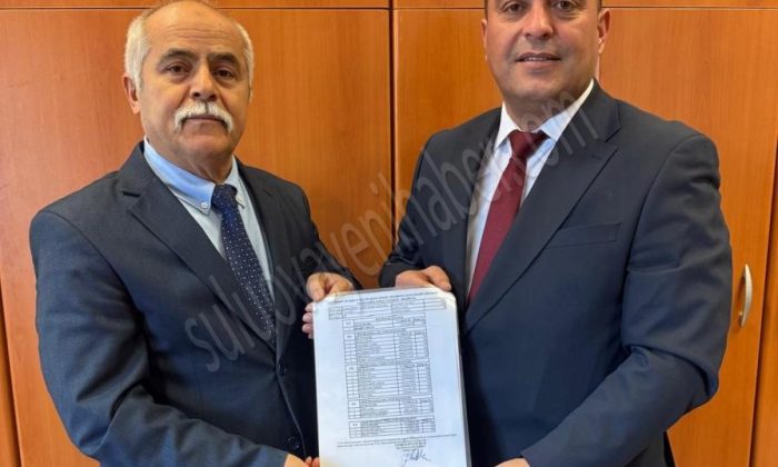 MEHMET ARSLAN MAZBATASINI ALARAK GÖREVİNE BAŞLADI