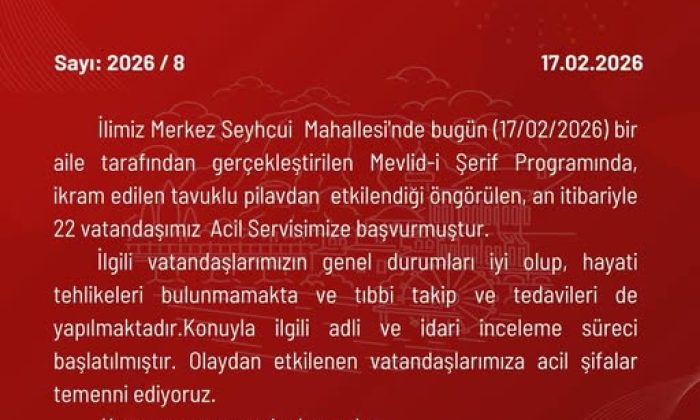 AMASYA VALİLİĞİNDEN BASIN AÇIKLAMASI !