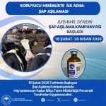 İLKBAHAR DÖNEMİ ŞAP AŞILAMA PROGRAMI BAŞLADI