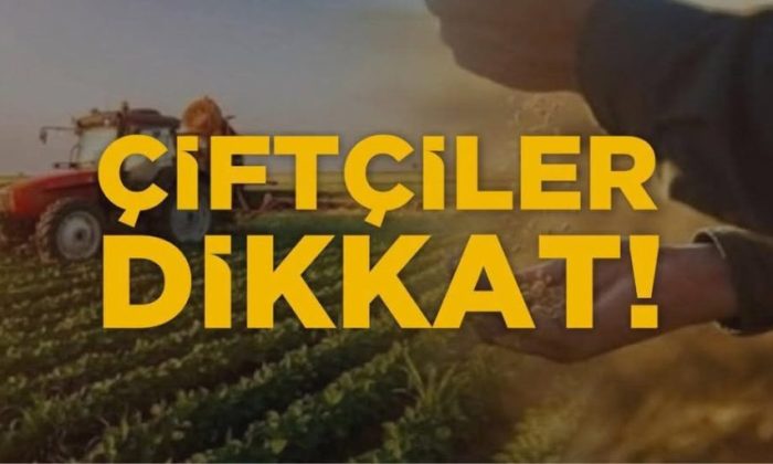 SULUOVALI ÇİFTÇİLERİMİZİN DİKKATİNE !!!