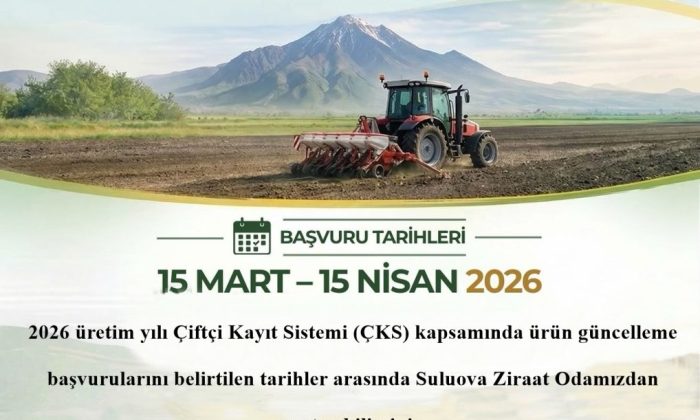 2026 ÜRETİM YILI ÇKS ÜRÜN DEĞİŞİKLİĞİ BAŞVURULARI BAŞLADI