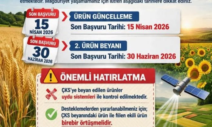 2026 ÜRETİM YILI ÇKS ÜRÜN GÜNCELLEME DUYURUSU